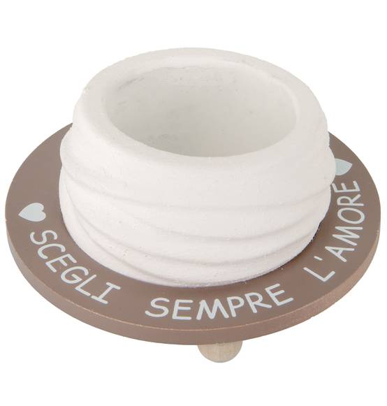 Bomboniera utile vaso portapiante bianco originale